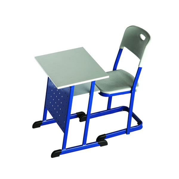 Single Seater School Desk with Book-shelf