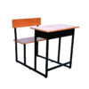 Single Seater School Desk with Book-shelf
