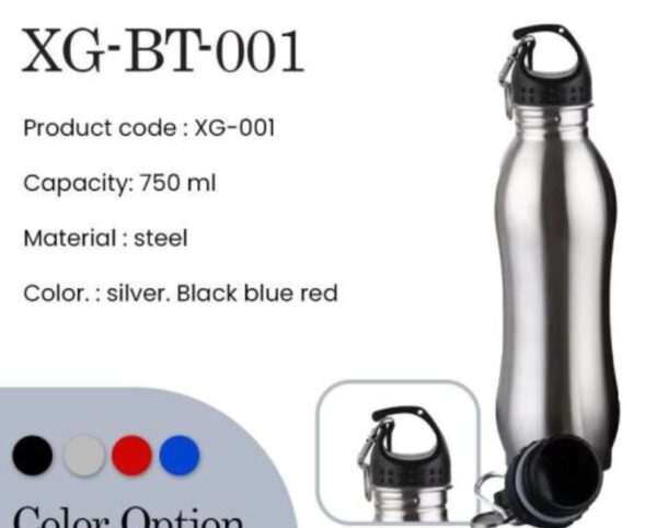 XG 001 - Single Wall Water Bottle 750ml