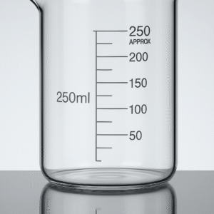 Beaker – Graduated, 250ml, Borosilicate Glass (B.G.)