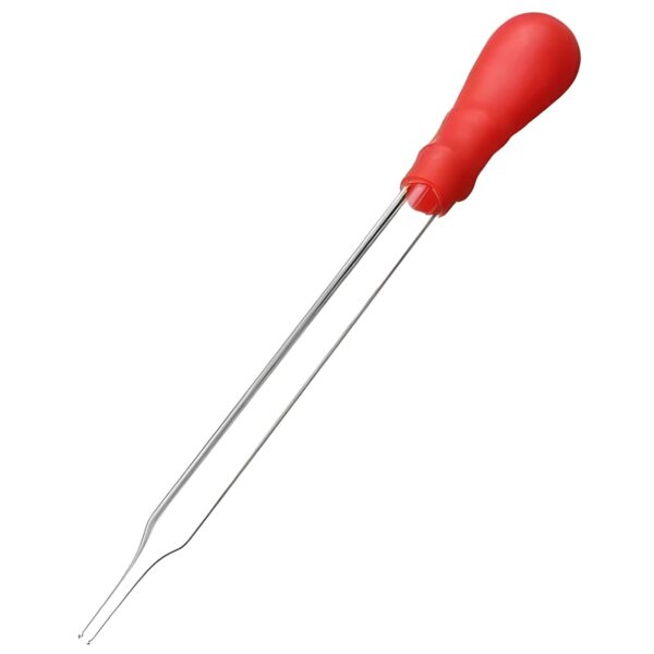 Dropper Glass with Teat, Long Latex Teat, 6"
