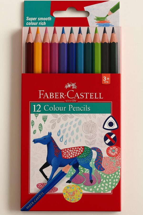 Colour Pencils – Assorted Shades for School Use