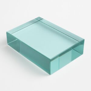 Glass Slab (English Glass), 75x50x18 mm
