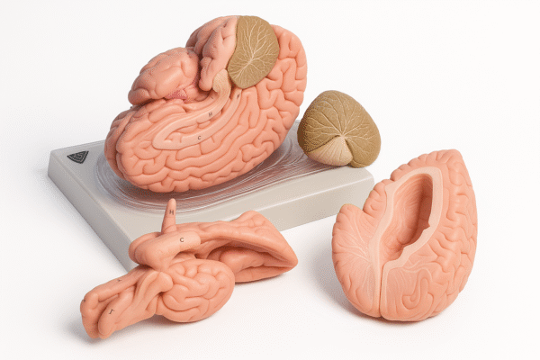 Human Brain Model – 4 Parts Dissectible (On Base)