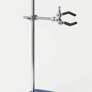 Iron Stand with Adjustable Base – 7x5" Sheet Metal (Retort Stand) with Clamp & Boss Head – Superior Quality