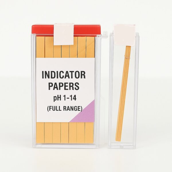 Indicator Paper pH 1–14 (Full Range) – Pack of 200 Strips