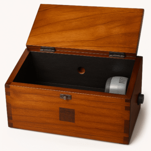 Light Box with Holder and Bulb – Wooden