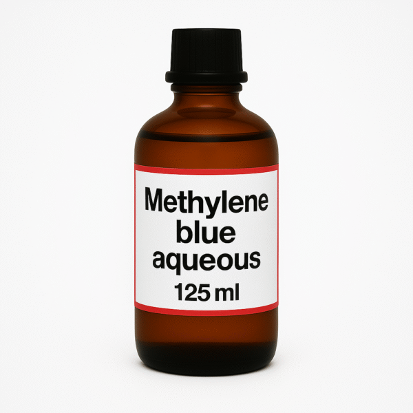Methylene Blue Aqueous Solution – 125 ml (Laboratory Grade)