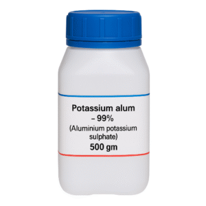 Potassium Alum – 99% Purity (Aluminium Potassium Sulphate), 500 gm