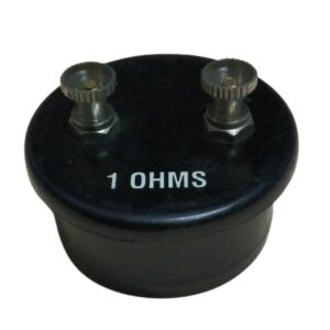 Resistance Coil – 1 Ohm, Round Bakelite Case