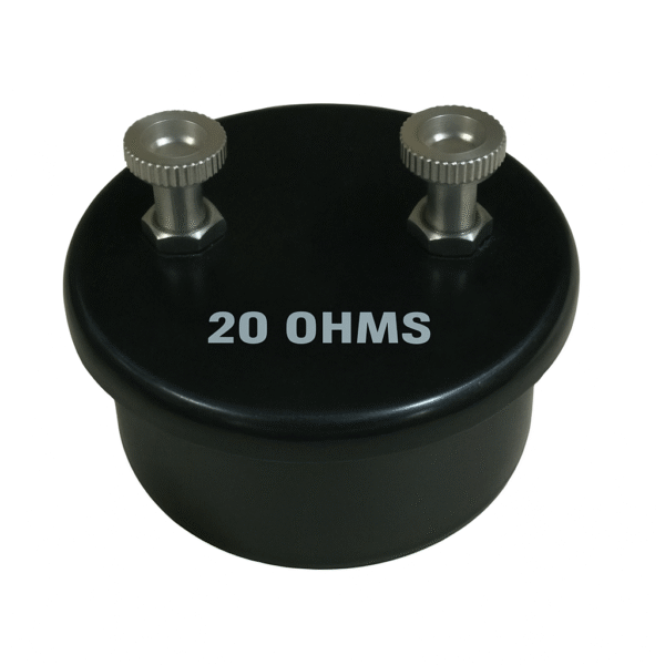 Resistance Coil – 20 Ohms, Round Bakelite Case