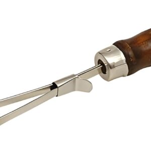 Test Tube Holder – Brass with Wooden Handle, Superior Quality