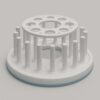 Test Tube Stand (Round) – 12 Hole (For 19mm & 25mm Ø Tubes)