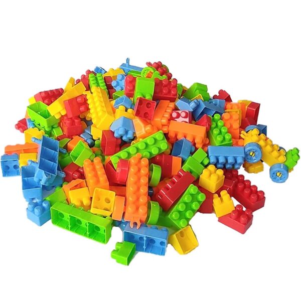 Plastic Link Blocks  | Durable Interlocking Building Blocks for Creative Play