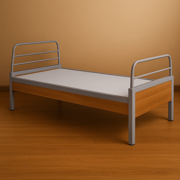 Single Iron Bed for School Hostel – Strong, Reliable & Space-Efficient