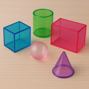 Transparent Figure Set (set of 5)