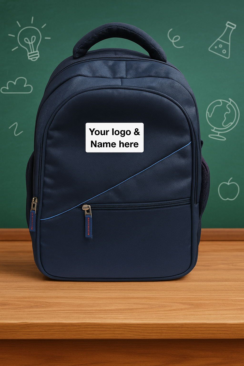 EduPrime Custom Backpack – Navy
