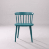 Modern Wooden Spindle Back Chair