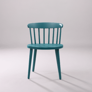 Modern Wooden Spindle Back Chair