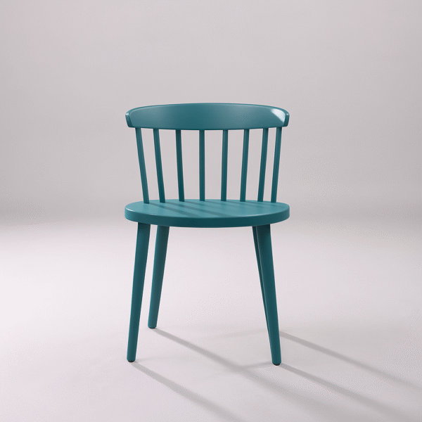 Modern Wooden Spindle Back Chair