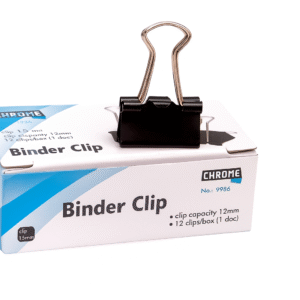Mini Binder Clip 15mm – Compact Metal Paper Clamp