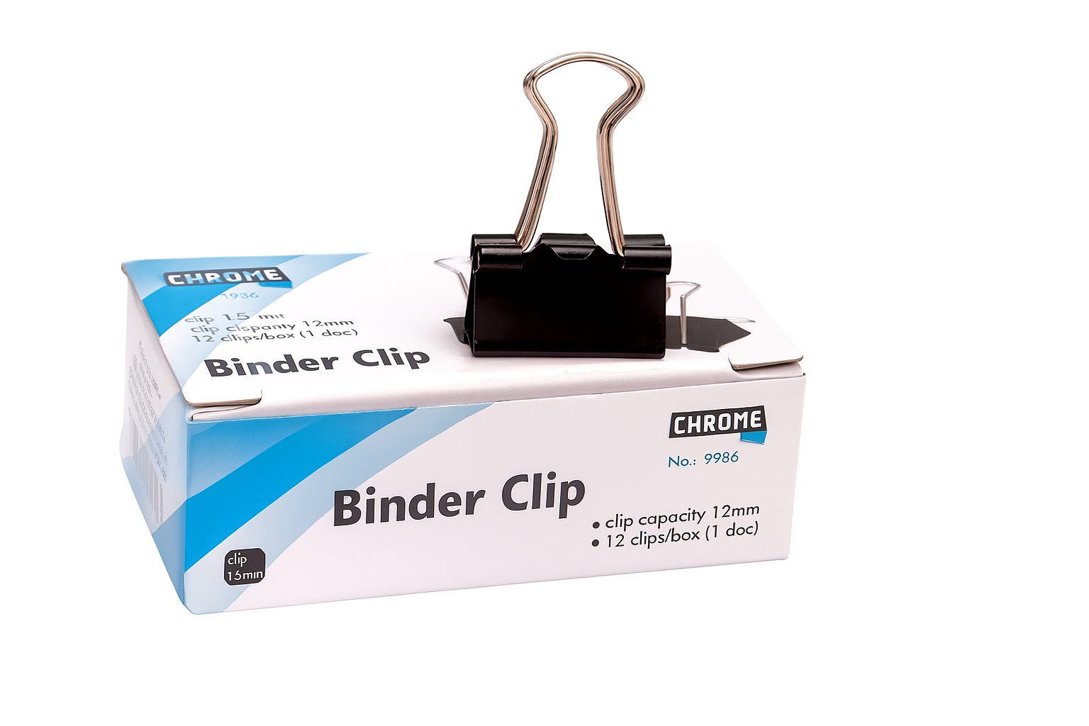 Mini Binder Clip 15mm – Compact Metal Paper Clamp