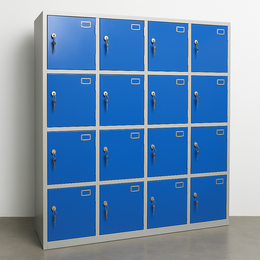 SmartLock 16 – Multi-Door Steel Locker Unit