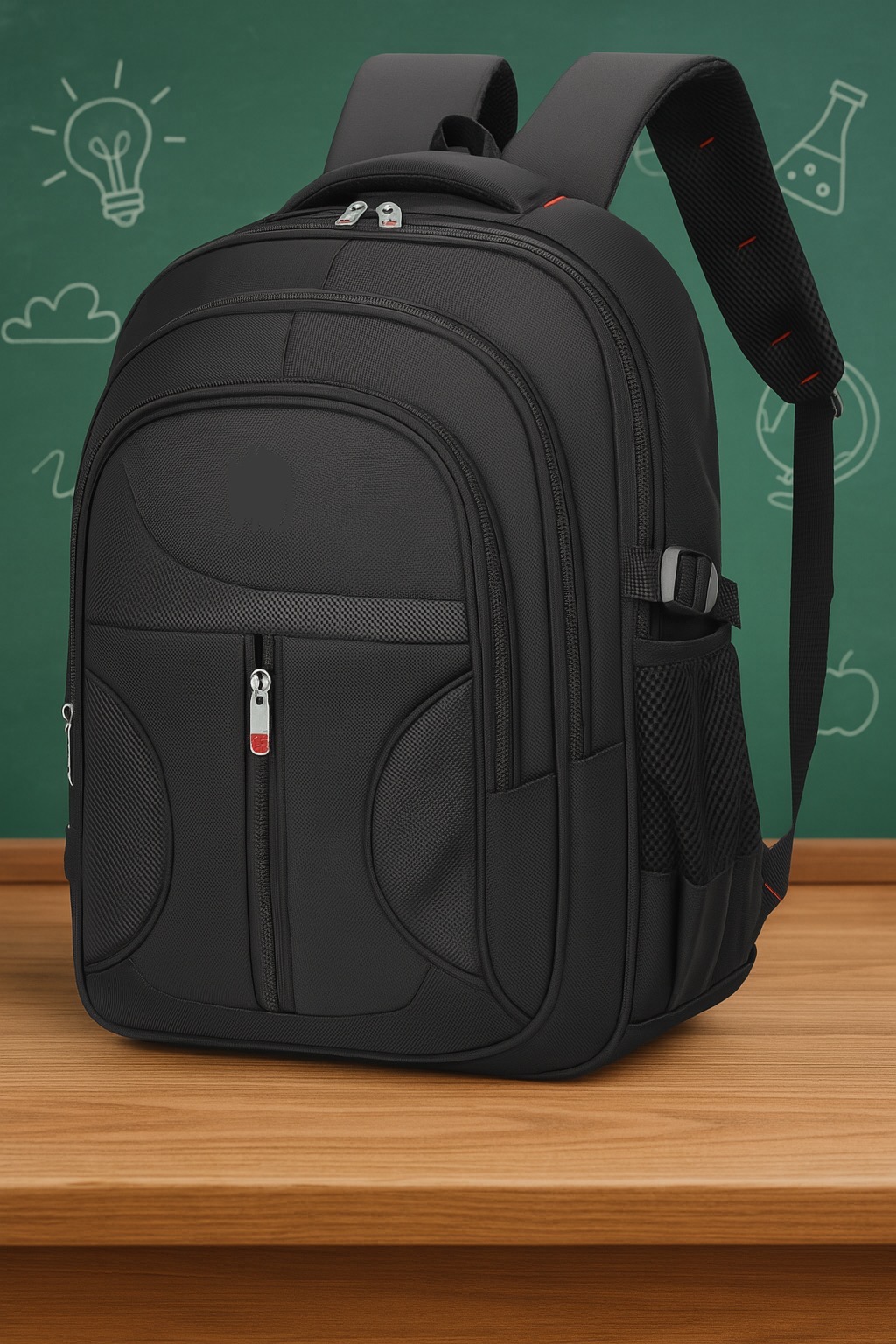 TechMate Pro Backpack – Black Padded