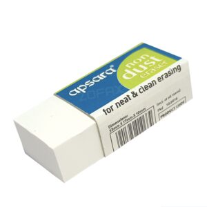 Apsara Non-Dust Eraser – Smooth & Smudge-Free Cleaning