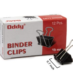 Binder Clip 25mm – Medium Paper Clamp for Office & School