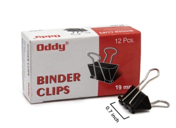 Binder Clip 25mm – Medium Paper Clamp for Office & School