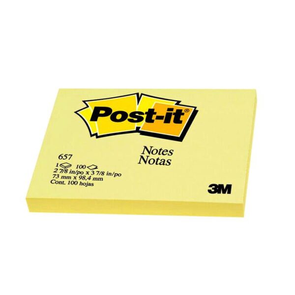 Sticky Notes Pad 3x4 – Medium-Sized Self-Adhesive Post-It Notes