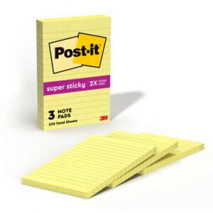 Sticky Notes Pad 4x6 – Large Self-Adhesive Post-It Notes